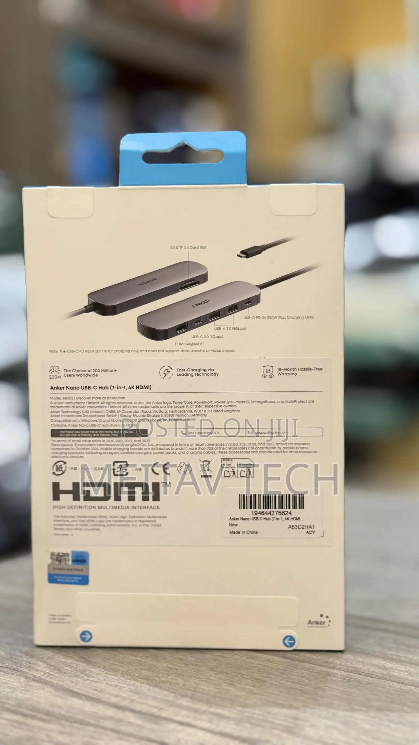 Anker Nano 7 In1 Usb C Hub