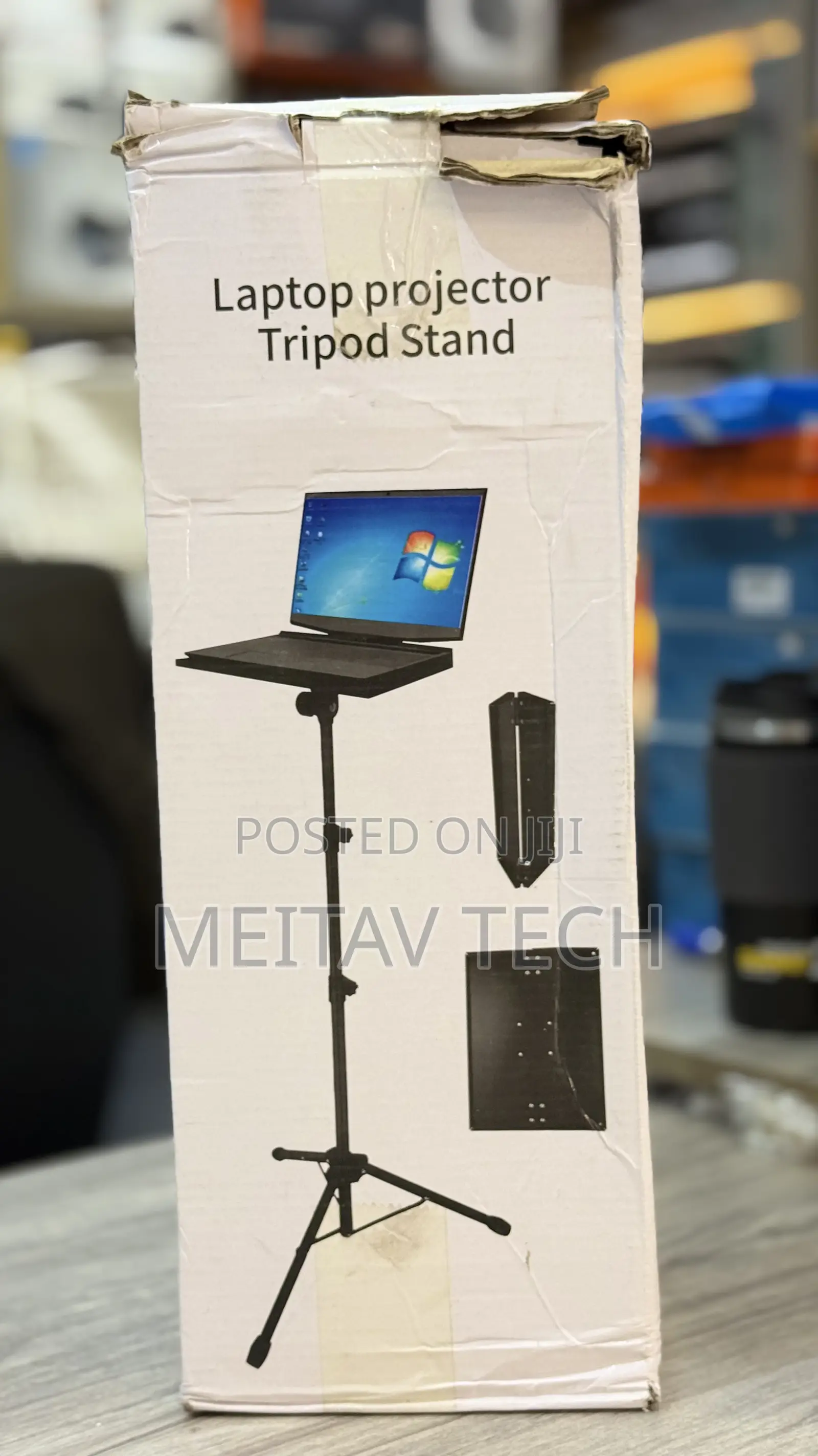 Laptop / Projector Tripod Stand, Adjustable Height Upto 62 Inches