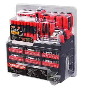 100 Piece Screwdriver and Bit Set With Storage Stand