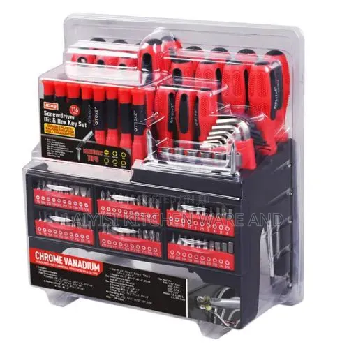 100 Piece Screwdriver and Bit Set With Storage Stand