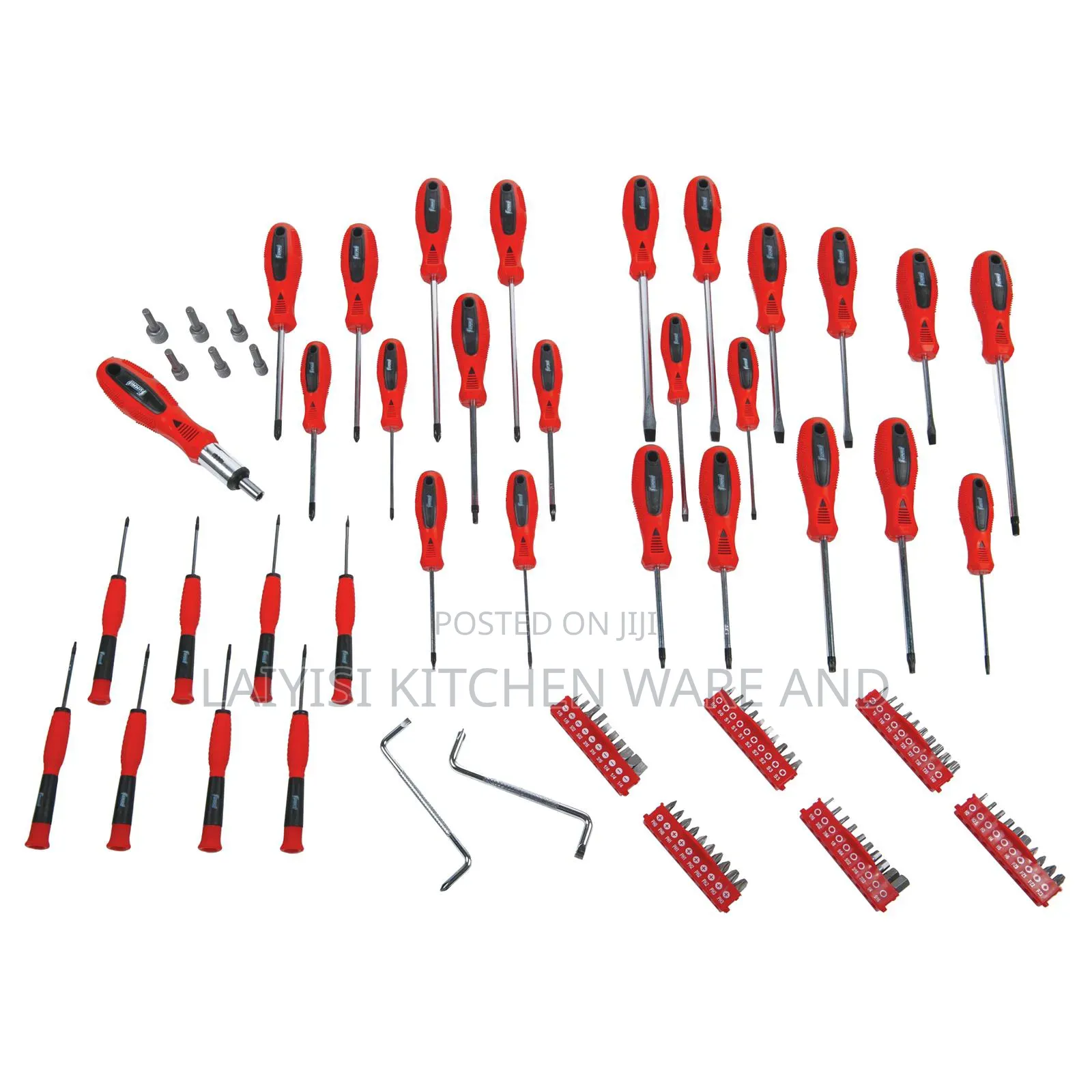 100 Piece Screwdriver and Bit Set With Storage Stand