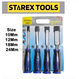 Chisel Set Woodworking Tools Wood Carving Tools – Sharp, Chrome