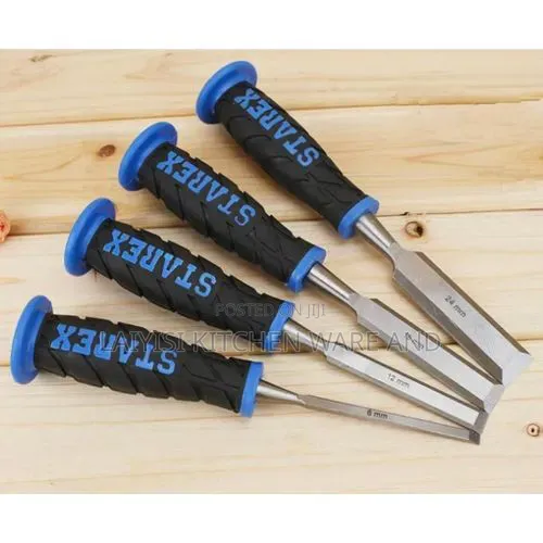 Chisel Set Woodworking Tools Wood Carving Tools – Sharp, Chrome