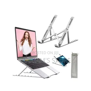 Portable and Foldable Laptop Stand Made From Aluminum