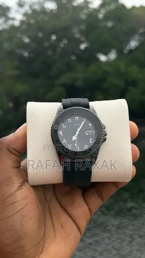 Black Version of Mitina Rubber Watch