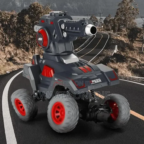 Rc Toy Tank Stunt Car Military Shooting Water Bullets Remote Control