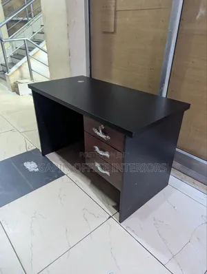 Simple Executive Office Desk of Size 1.2 Metres With 3 Fixed Drawers