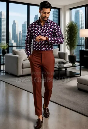 Men Casual Shirt and Trousers