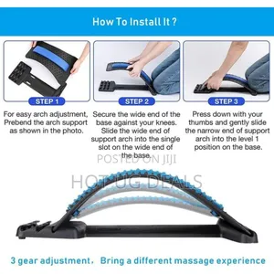 Back Stretcher Multi-Level Adjustable Back Massager