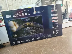 55 Inches Frameless Blackark Smart Android Tv With Inbuilt Decoder
