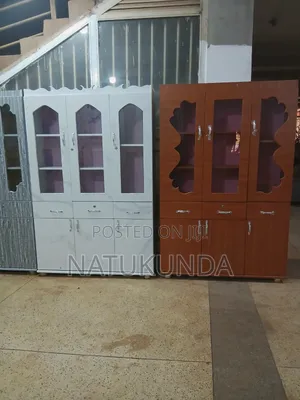 Brown Sideboard With Three Doors