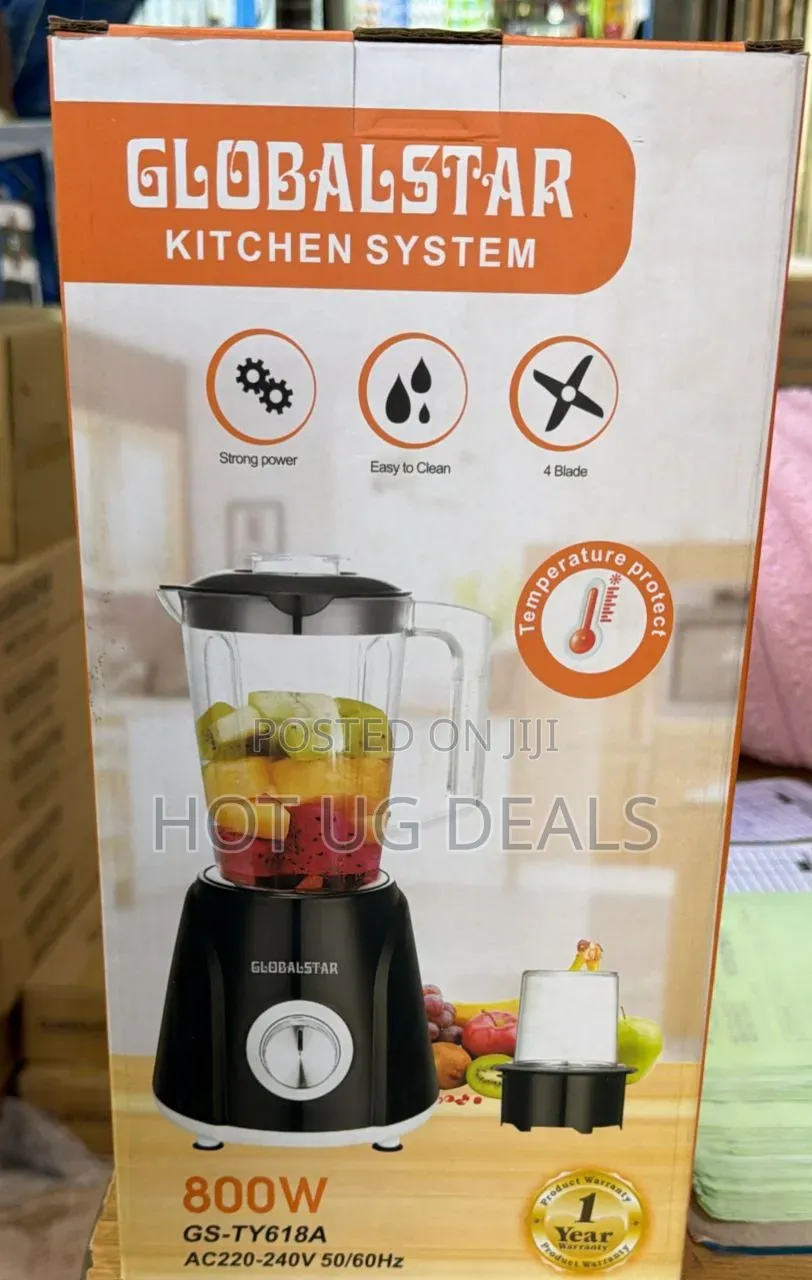 Globalstar Electric Blender With Grinder Gs-Ty618a