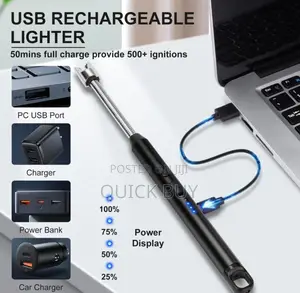 Rechargeable Electric Arc Gas Lighter