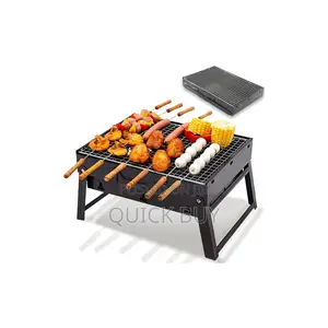 Stainless Steel Folding Portable Charcoal BBQ Grill
