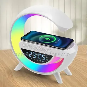 Led Light Bluetooth Speaker Wireless Mobile Charging Digital Clock