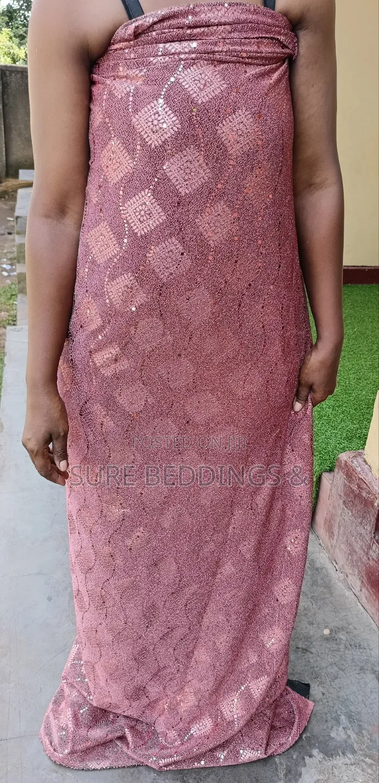 Synthetic Ladies Gomesi Fabric