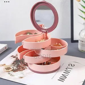 4-Layer Rotating Jewelry Organizer