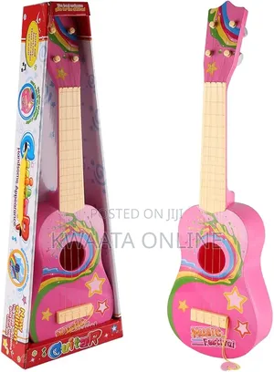 Kids Toy Guitar Musical Instrument, 4 String Thin Frets Low String