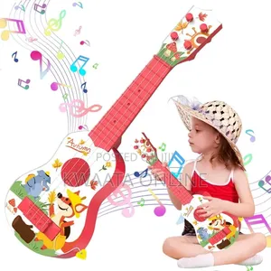 Kids Toy Guitar Musical Instrument, 4 String Thin Frets Low String