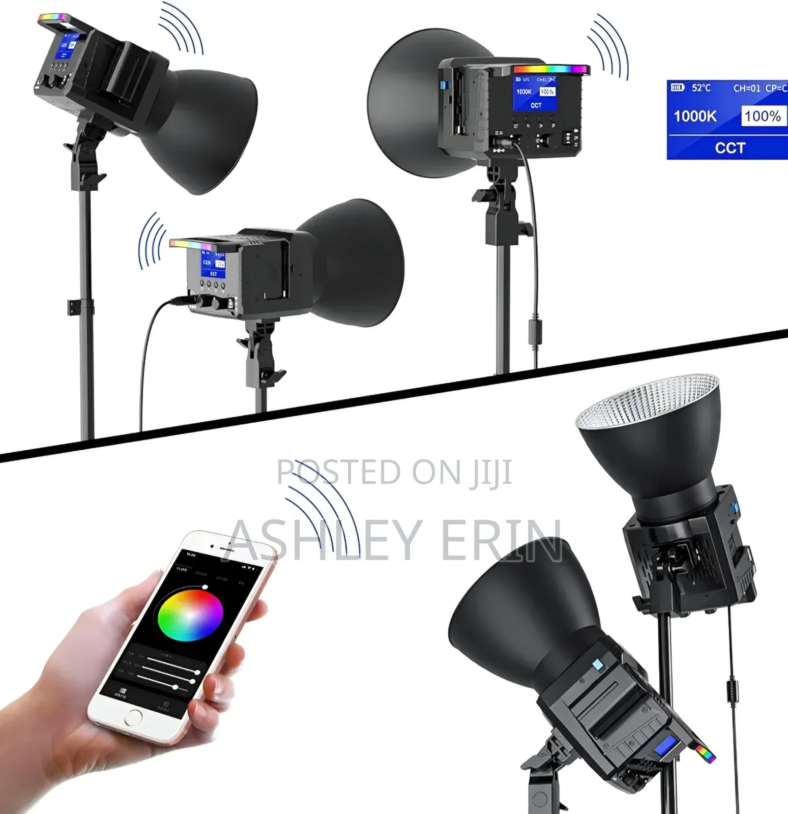 Sutefoto 100rgb Led Rechargeable Video Light.