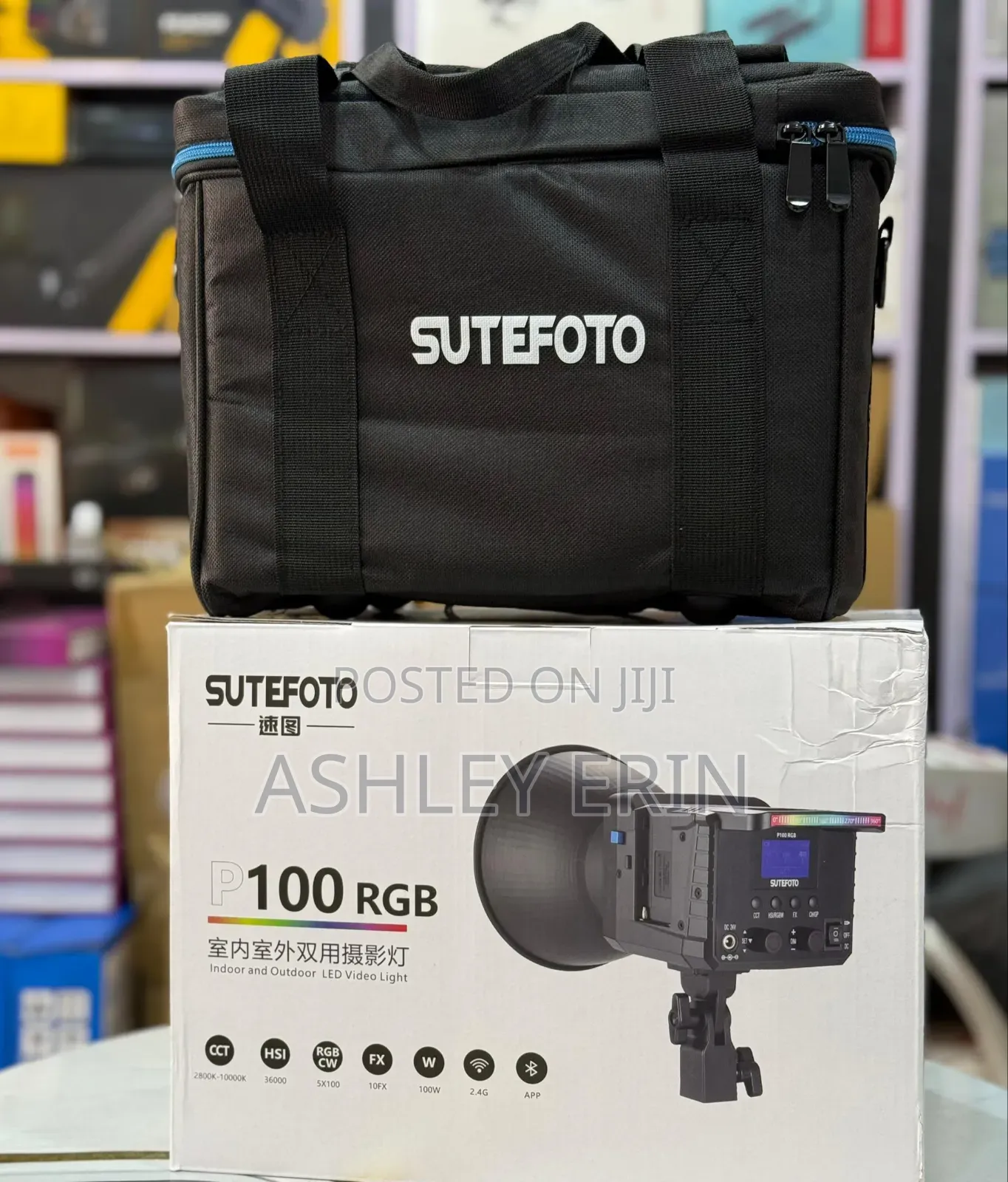 Sutefoto P100 RGB Rechargeable Video Light
