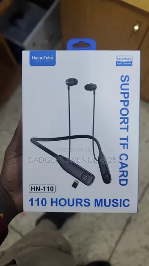 Haino Teko Germany Hn-110 Bluetooth Neckband Earphones.