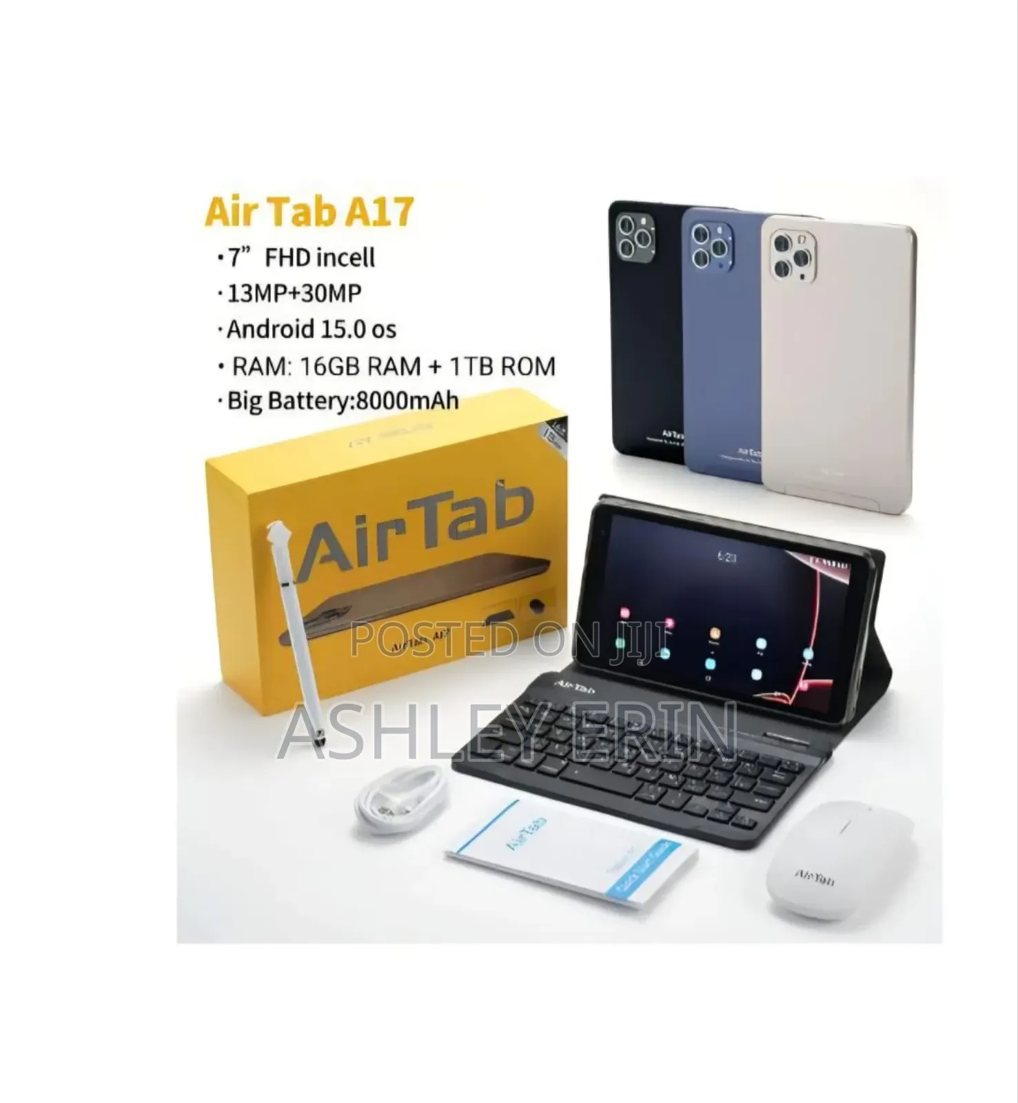 New AirTab i17 Pro Max 64 GB Black