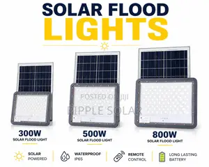 300w/500w/800w Solar Flood Lights Waterproof Security Lighting Kampala