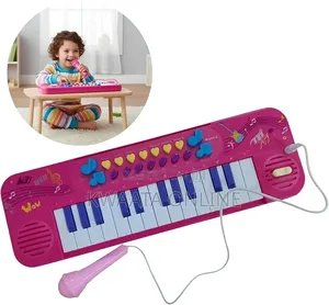 25 Keys Kids Musical Keyboard Piano Toy With Microphone