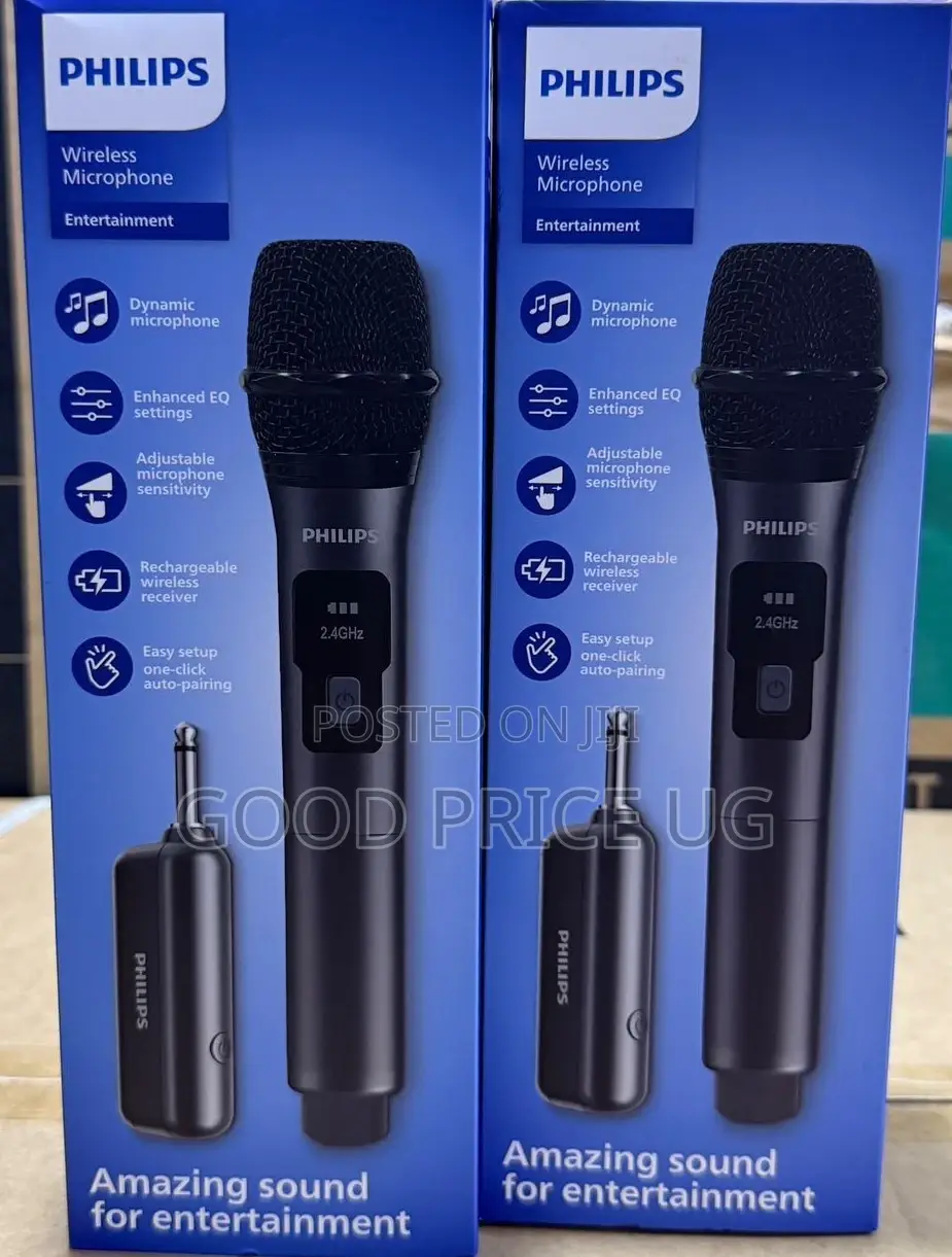 Philips Dlm3401sp 2.4ghz Wireless Microphone.