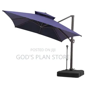 3×3 Purple Outdoor Bar/Beach/Compound Outdoor Garden Umbrellas