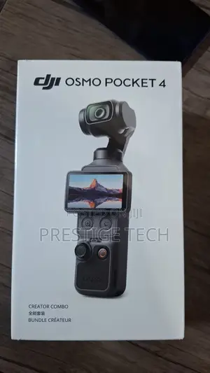 Dji Osmo Pocket 4 Creator Combo Gimbal Vlog Camera 107gb Storage Mic 3