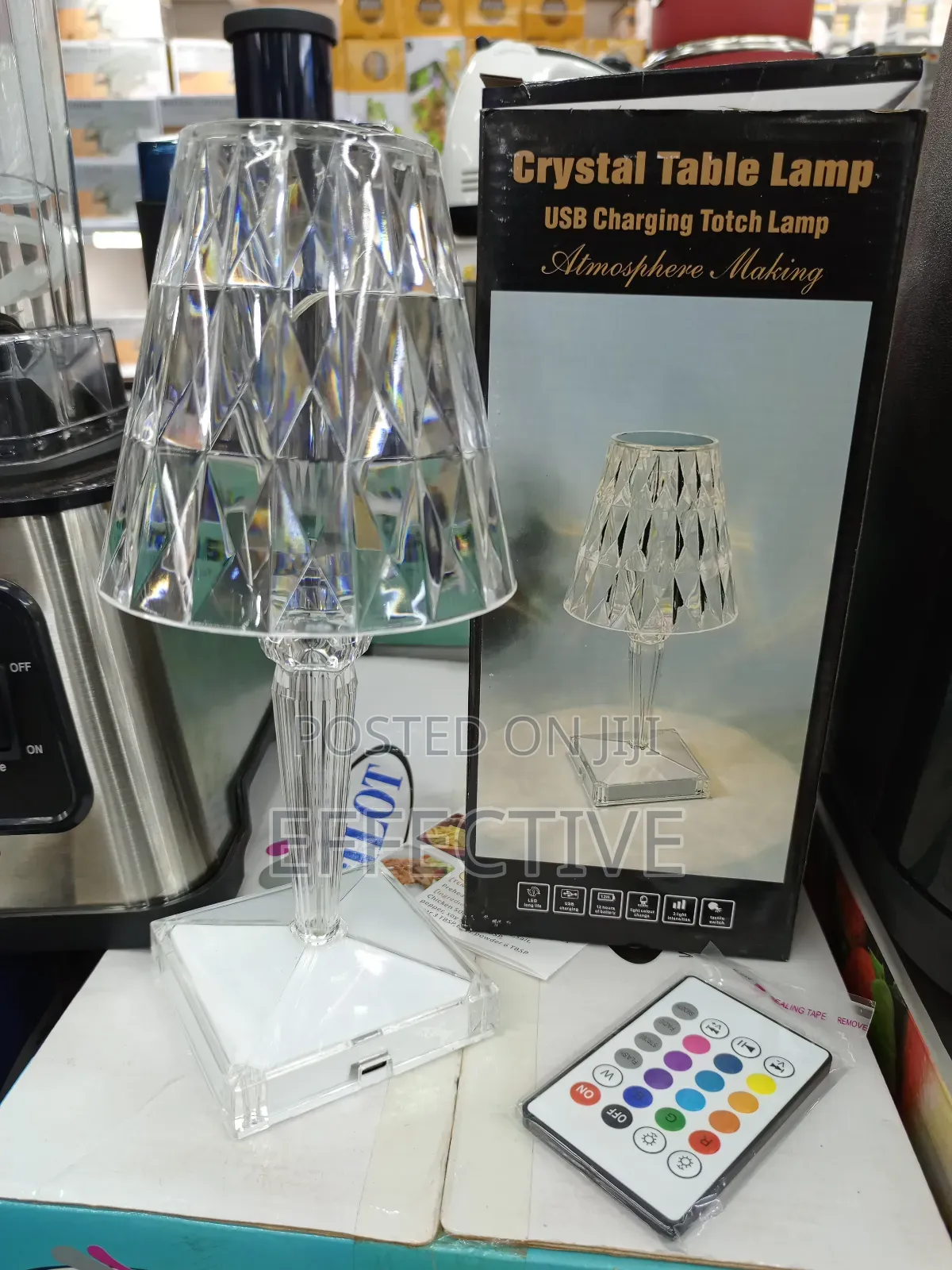 Led Crystal Table Lamp.