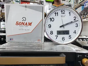 Sonam Analong and Digital Wall Clock