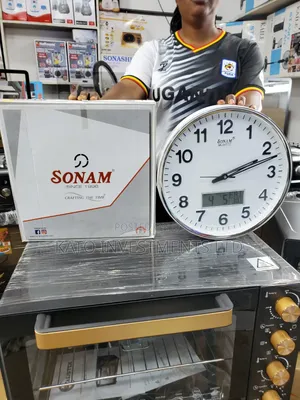 Sonam Analong and Digital Wall Clock