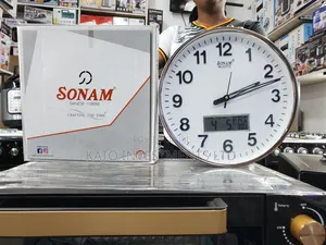 Sonam Analong and Digital Wall Clock