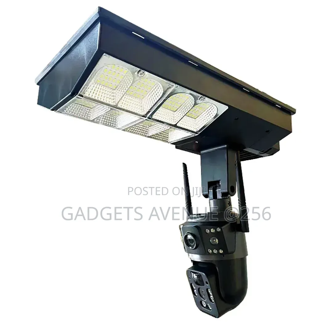 V380 Solar Street Light With an Integrated Security Camera.