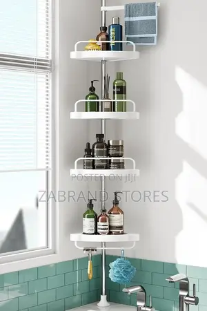 4-Tier Bathroom Corner Space Saver Rack