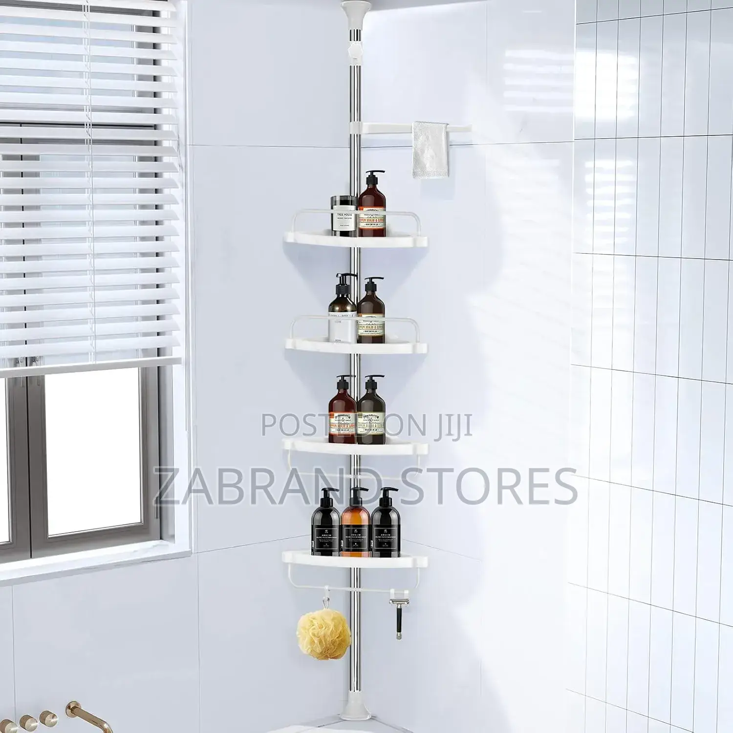 4-Tier Bathroom Corner Space Saver Rack