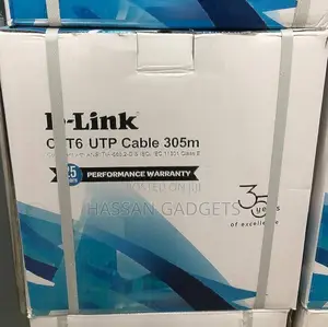 D-Link Cat-6 Utp Cable Roll 305 Meter - Networking Cable,