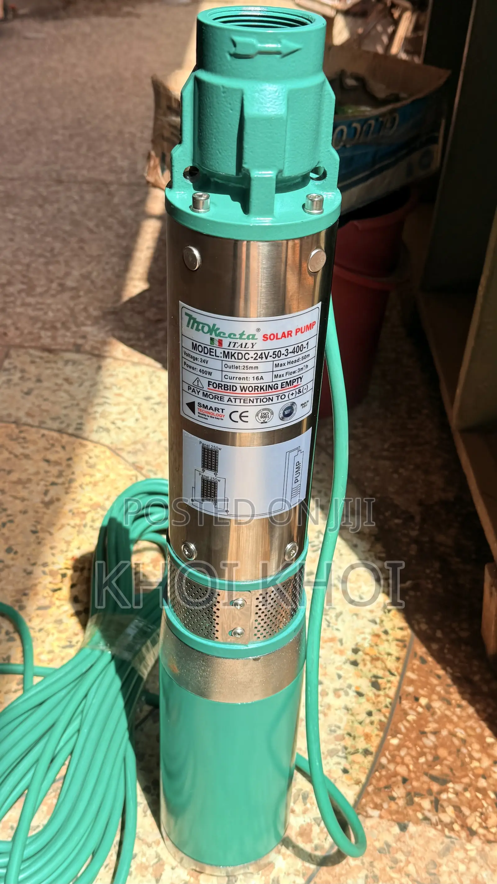 Solar Power Pump 400watts 50metres