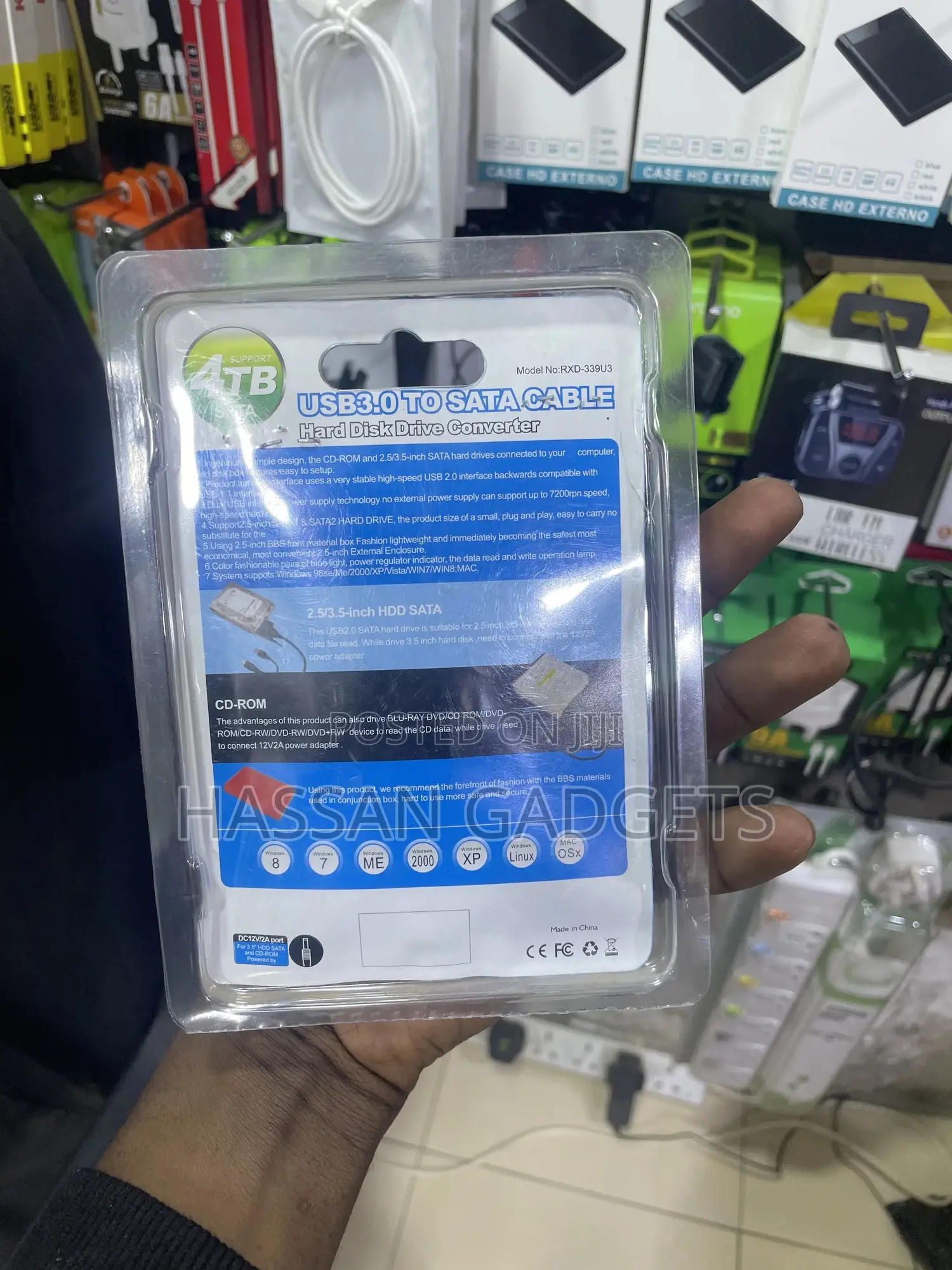 Usb 3.0 to Hard Drive Adapter Cable, Usb to Sata Converter