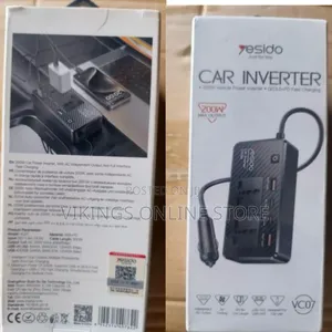 Yesido 200w Vehicle Power Inverter With Qc3.0+Pd Fast Charging - Vc07