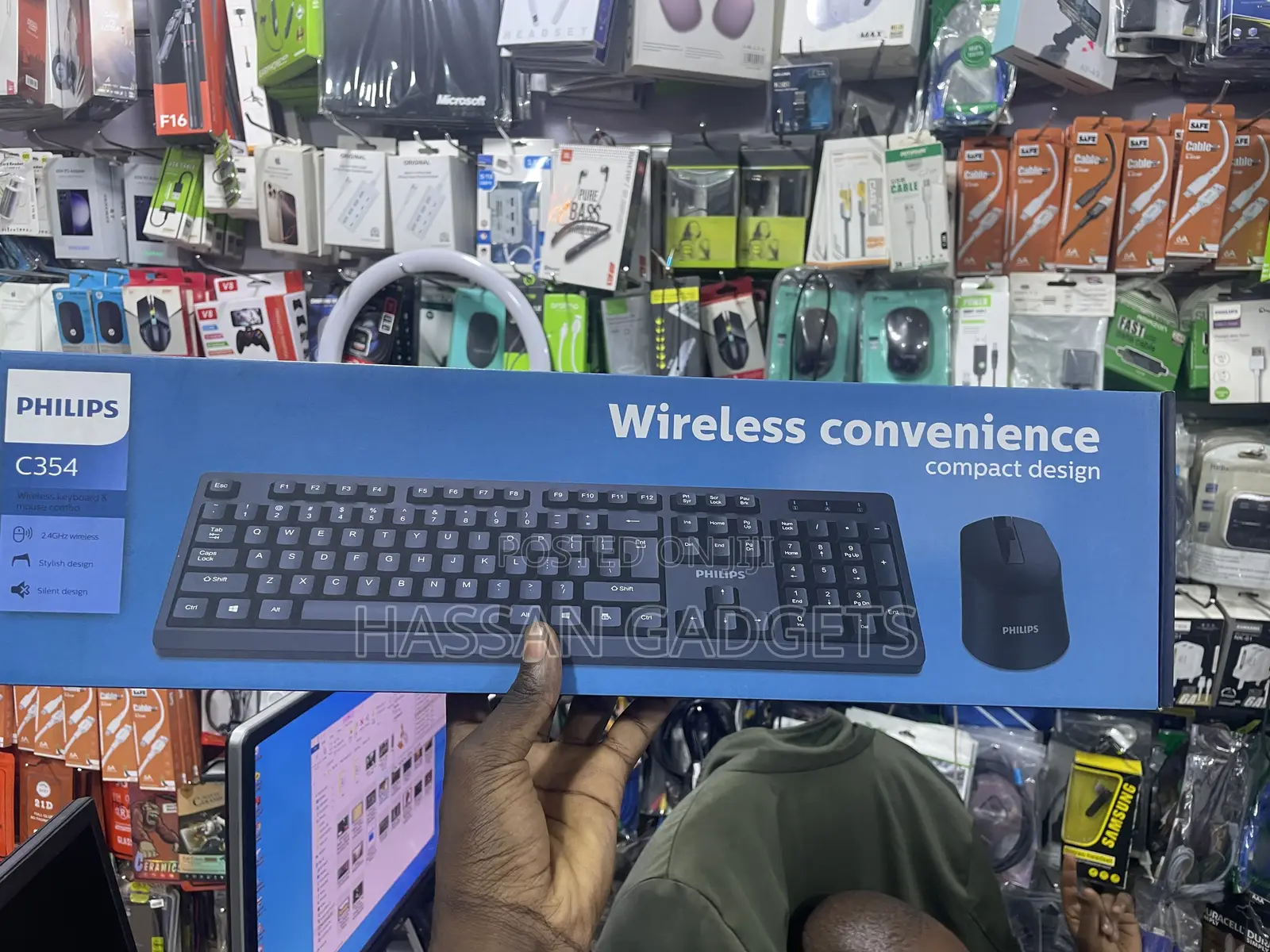 Wireless Keyboard and Mouse Combo
