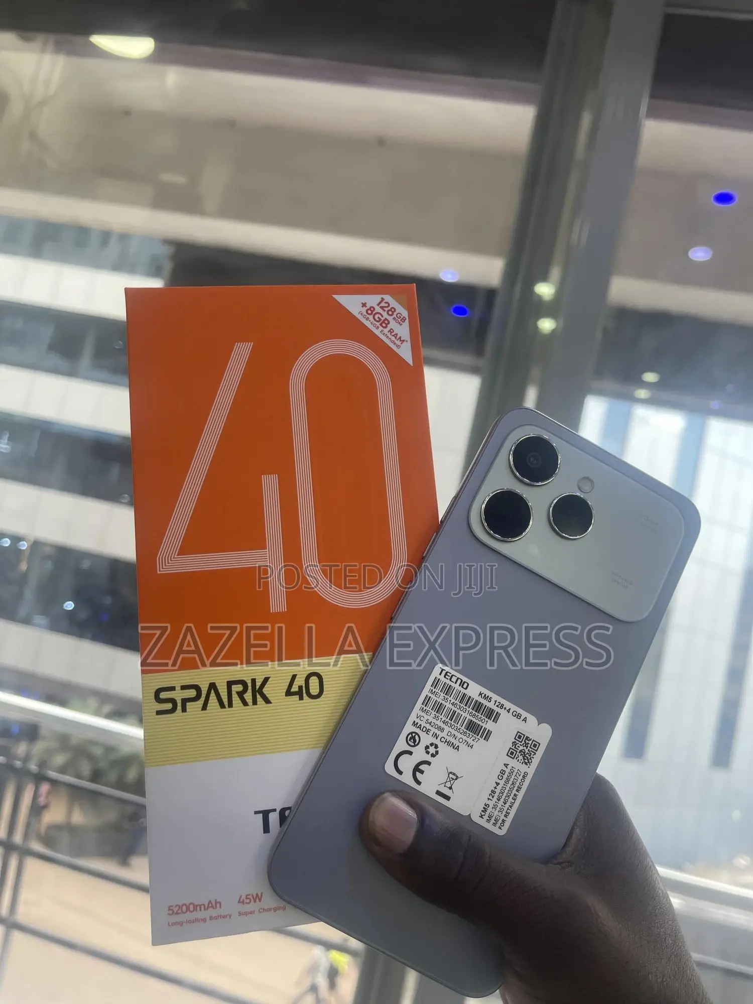 New Tecno Spark 40 128 GB Silver