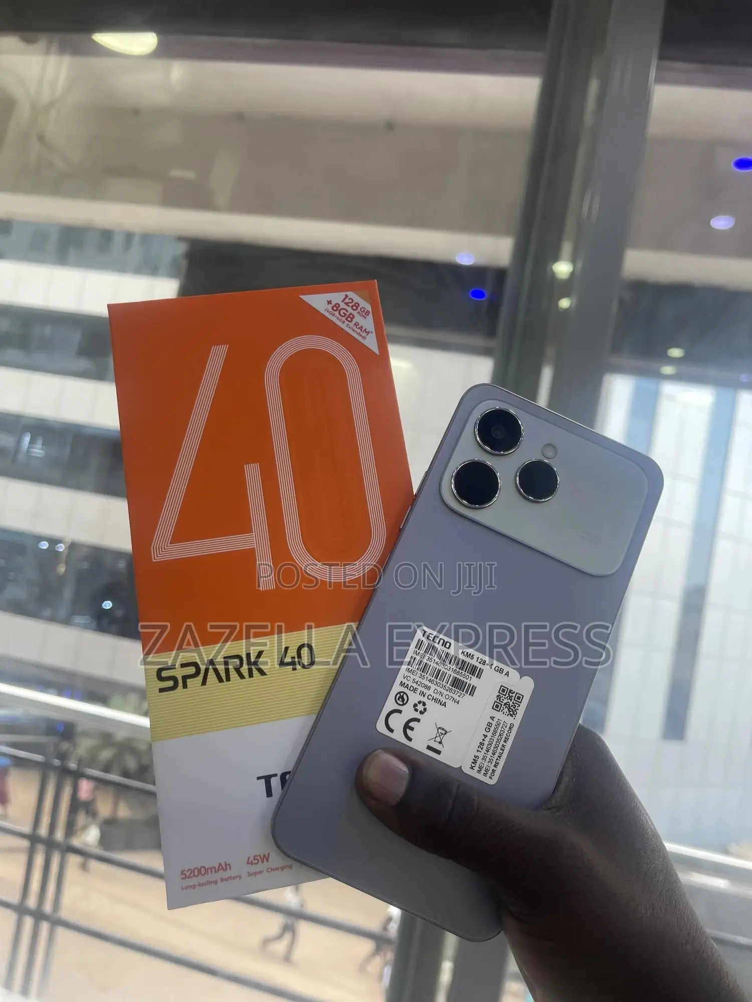 New Tecno Spark 40 128 GB Silver