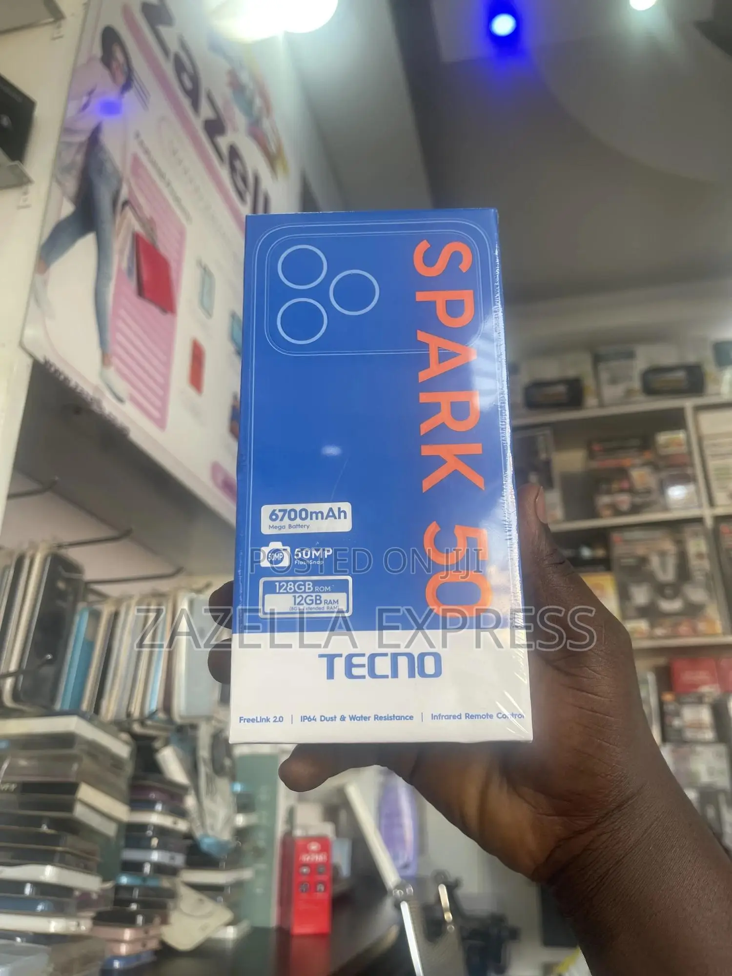 New Tecno Spark 50 128 GB Black