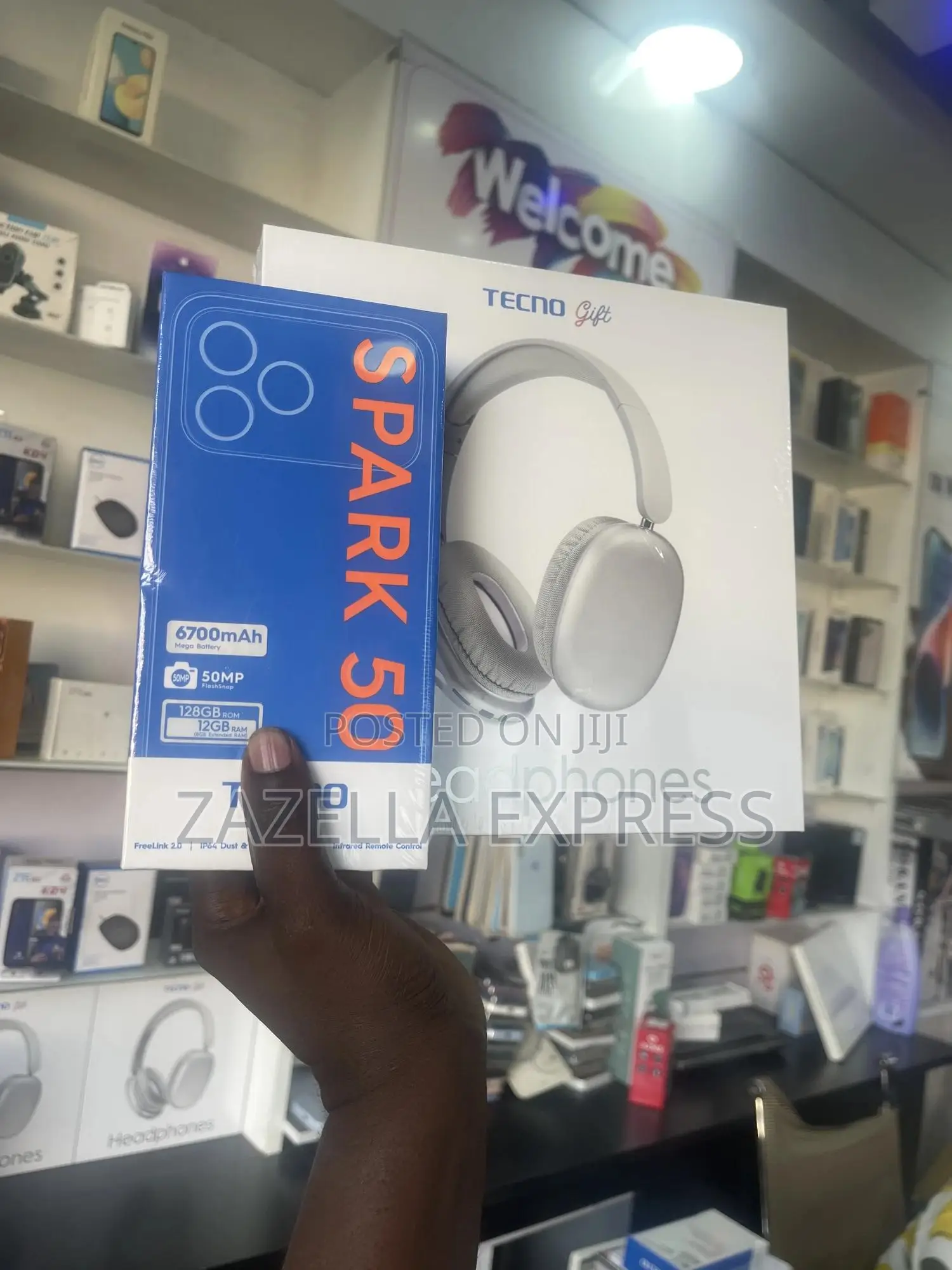 New Tecno Spark 50 128 GB Black
