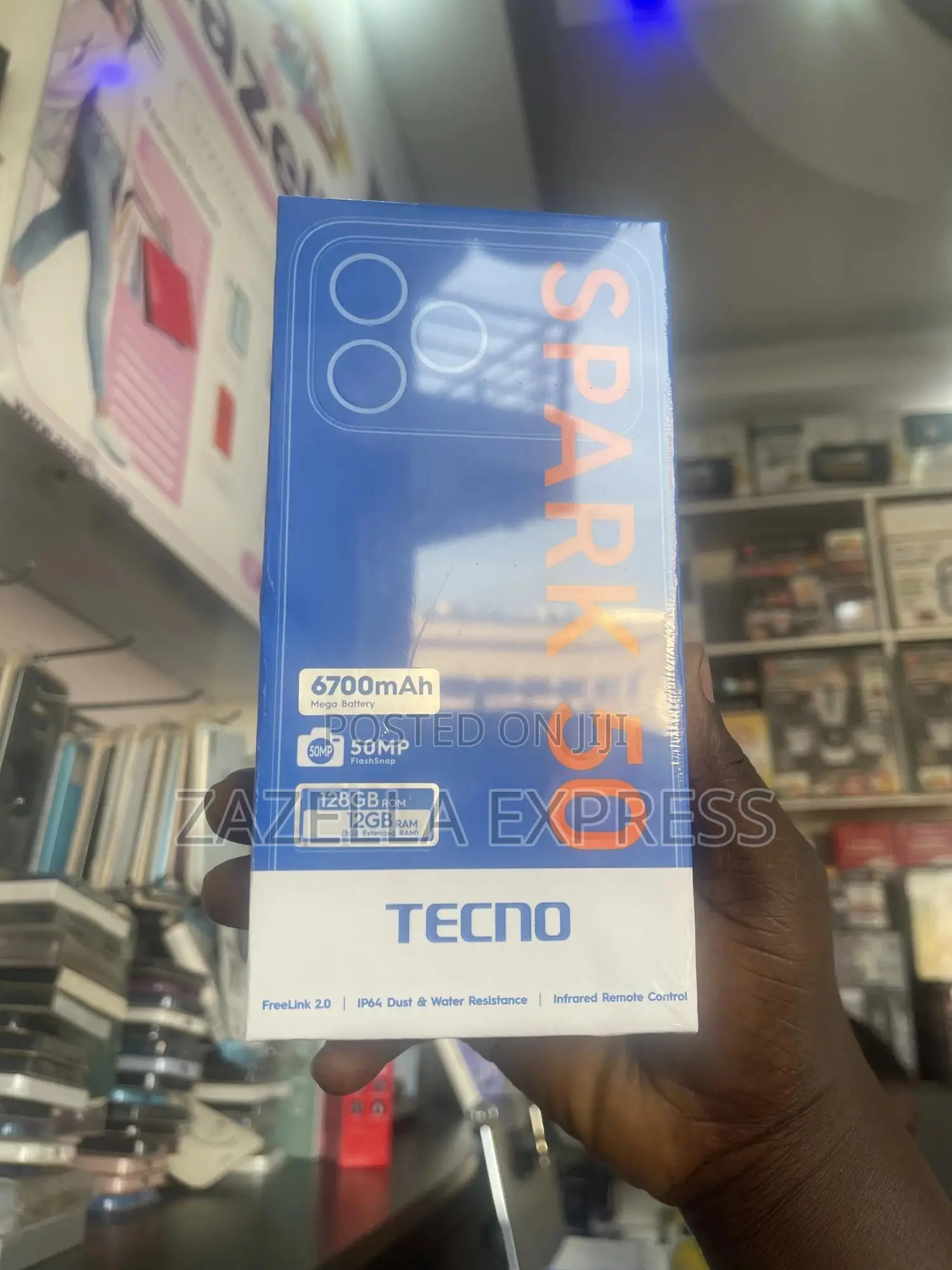 New Tecno Spark 50 128 GB Black