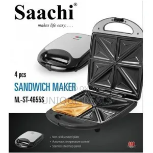 Saachi 4 Slice Sandwich Maker Toaster